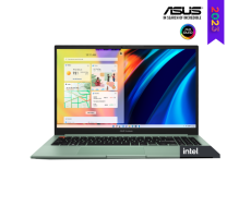 Laptop Asus VIVBOOK | S15 OLED ​ [ M3502QA-MA159W [ GREEN ] [ AMD Ryzen™ 5 5600H / 8GB / 512GB PC...
